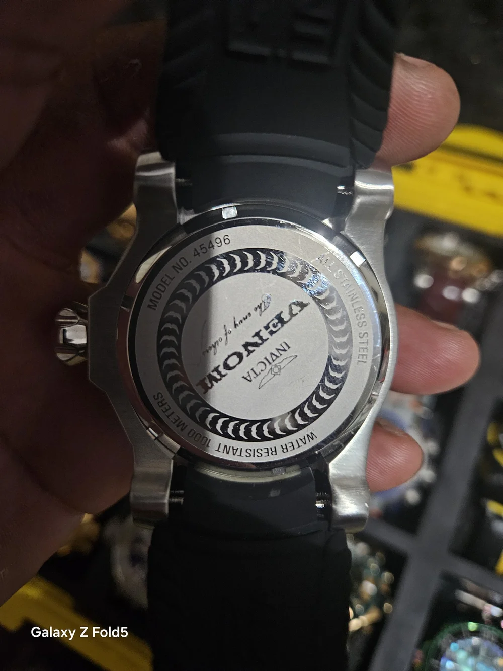 Invicta Venom Sea Dragon Black and Red Dive Watch 50mm